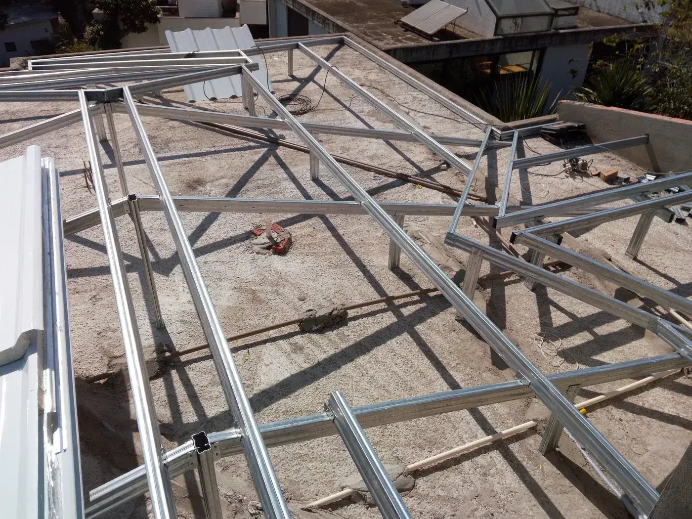 Estrutura em steel frame para telhados — Elite Telhados